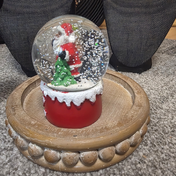 Santa “Believe” Christmas Snow Globe — Holiday Decor - Picture 6 of 9